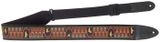 PRS 2.4&quot; Padded Guitar Strap w/FLASH, Custom Jacquard Birds Wavelength, Yellow