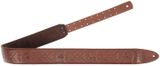 PRS 2.4&quot; Padded Guitar Strap w/RAS, Custom Leather (Faux) Birds, Sanguine