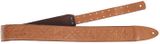 PRS 2.4&quot; Padded Guitar Strap w/RAS, Custom Leather (Faux) Birds, Tan