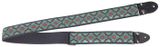 PRS 2&quot; Retro Deluxe Jacquard Strap Teal/Gold