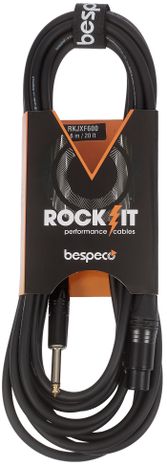 BESPECO ROCKIT Microphone Cable Jack - XLR F 6 m