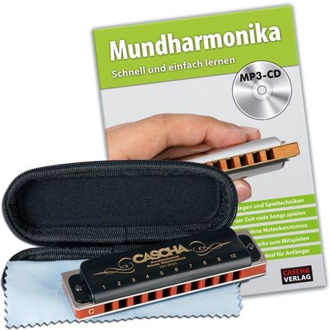 CASCHA Professional Blues Harmonica Set