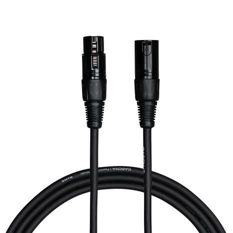 CASCHA Standard Line Mic Cable Black 2m