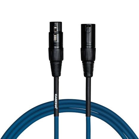 CASCHA Standard Line Mic Cable Blue 2m