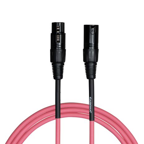 CASCHA Standard Line Mic Cable Pink 2m