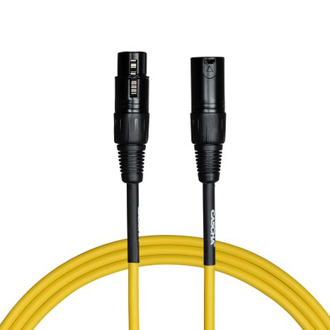 CASCHA Standard Line Mic Cable Yellow 2m