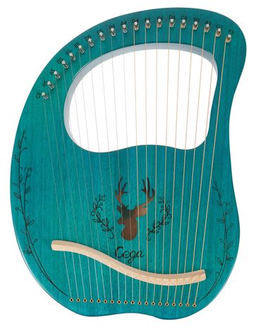 CEGA Lyre Harp 19 Strings Blue