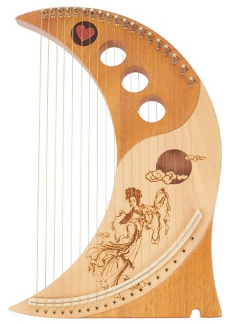 CEGA Moon Harp 19 Strings Natural