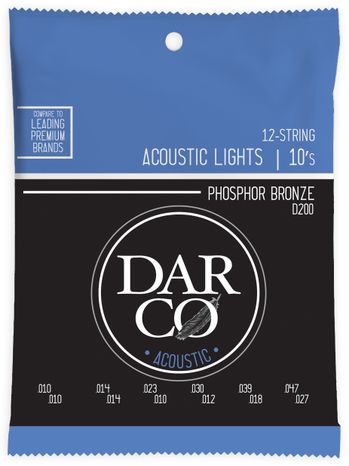 DARCO 92/8 Phosphor Bronze 12-String Light