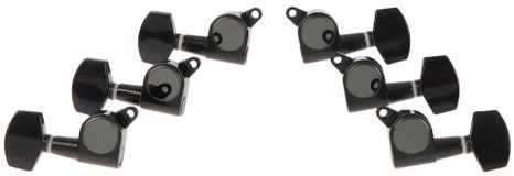 RAZZOR Guitar Tuners 3+3 Black